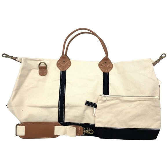 CB Station Canvas Pre-Personalized Weekender with Pouch Black - Picture 1 of 3